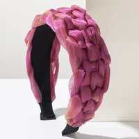 Women's Color Block Modern Style Artistic Cloth Hair Band sku image 4