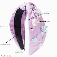 Mujeres Estrella De Mar Clásico Estilo Clásico Tela Banda Para El Cabello main image 2