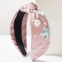 Mujeres Estrella De Mar Clásico Estilo Clásico Tela Banda Para El Cabello main image 3