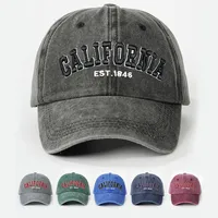 Unisexo Palabras Del Vocabulario/Nombre Aleros Curvos Bordado Casual Estilo Simple Ropa De Calle Gorra De Beisbol main image 1