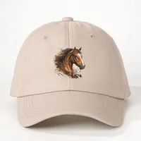 Unisexe Cheval Avant-Toit Incurvé Broderie Décontractée Style Simple Vêtement De Rue Casquette De Baseball main image 5