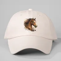 Unisex Horse Curved Eaves Embroidery Casual Simple Style Streetwear Baseball Cap sku image 3