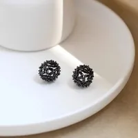 1 Par Geométrico Lujoso Artístico Estilo Coreano Piedras Preciosas Artificiales Aleación De Cobre Latón Circón Pendientes main image 1