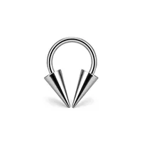 1 Piece Titanium Alloy Vacation Funny Punk Sharp Cone Lip Rings Eyebrow Studs Ear Cartilage Rings & Studs main image 6