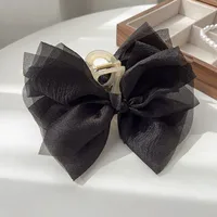 Women's Bow Knot Fairy Style Princess Sweet Resin Gauze Net Yarn Hair Claws main image 7