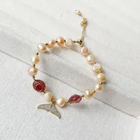 Fish Tail Sweet Commute Alloy Bracelets Wholesale main image 5