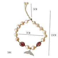 Cola De Pez Dulce Viajar Diariamente Aleación Pulsera Venta Al Por Mayor main image 2