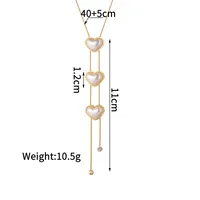 Solid Color Cute 304 Stainless Steel Pendant Necklace Lobster Trigger Clasp Closure sku image 1