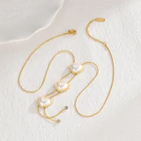 Couleur Unie Mignon Acier Inoxydable 304 Pendentif Fermeture À Boucle De Type Homard main image 1