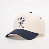 Unisexe Mots De Vocabulaire/Nom Avant-Toit Incurvé Broderie Décontractée Style Simple Vêtement De Rue Casquette De Baseball main image 3