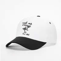 Unisexe Mots De Vocabulaire/Nom Avant-Toit Incurvé Broderie Décontractée Style Simple Vêtement De Rue Casquette De Baseball main image 5