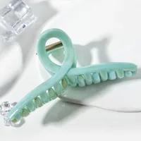 Women's Solid Color Modern Style Acetic Acid Hair Claws sku image 3