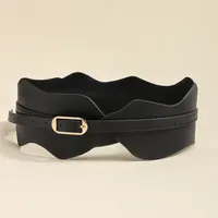 Femmes Style Vintage Femme Style Simple Pu Pu Boucle De Ceinture Ceintures En Cuir main image 4