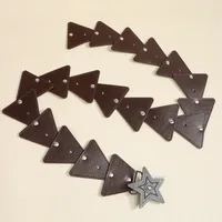 Mujeres Estilo Vintage Bohemio Ropa De Calle PU PU Hebilla Del Cinturón Cinturones De Cuero main image 9