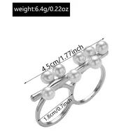 Classical Vintage Style Lady Alloy Hollow Out Women's Rings main image 10