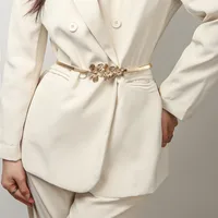 Femmes Élégant Rétro Style Vintage Alliage Alliage Boucle Chaîne Ceintures main image 1