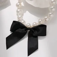 Bow Knot Princess Cute Shiny Baroque Pearls Necklace Wholesale main image 5