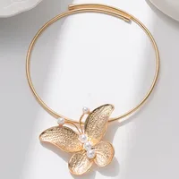 Butterfly Glam Vintage Style Lady Alloy Choker Wholesale main image 4