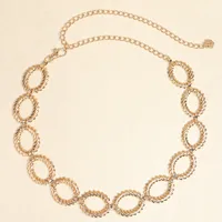 Femmes Élégant De Base Style Vintage Alliage Alliage Chaîne Chaîne Ceintures main image 3