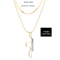 Serpent Style Vintage Femme Brillant Alliage Colliers Double Couche De Gros main image 2