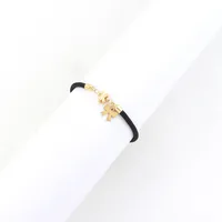 Letter Bow Knot Elegant Classic Style 304 Stainless Steel Nylon Copper Bracelets Wholesale main image 4
