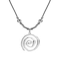 Round Dots Tornado Vintage Style Lady Streetwear Alloy Pendant Necklace Wholesale main image 6