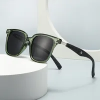 Square Personality Punk Street Geometric Ac Gradient Tinted Lenses Full Frame Women's Sunglasses main image 1