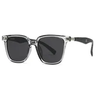 Square Personality Punk Street Geometric Ac Gradient Tinted Lenses Full Frame Women's Sunglasses sku image 4
