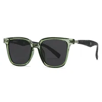 Carré Personnalité Punk Rue Géométrique Ca Verres Teintés Dégradés Plein Cadre Femmes De Lunettes De Soleil main image 4