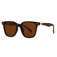 Square Personality Punk Street Geometric Ac Gradient Tinted Lenses Full Frame Women's Sunglasses main image 5