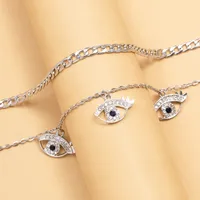 Œil Style Vintage Femme Style Simple Alliage Colliers Double Couche De Gros main image 3