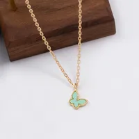 Butterfly Elegant Vintage Style Simple Style Alloy Pendant Necklace Wholesale main image 3