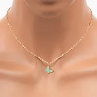 Mariposa Elegante Estilo Vintage Estilo Simple Aleación Collar Colgante Venta Al Por Mayor main image 1