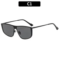 Square Personality Street Geometric Ac Full Frame Women's Sunglasses sku image 1