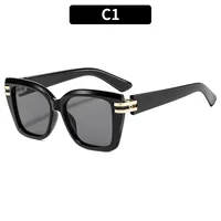 Special-Shaped Mirror Casual Street Geometric Ac Full Frame Women's Sunglasses sku image 1