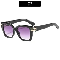 Special-Shaped Mirror Casual Street Geometric Ac Full Frame Women's Sunglasses sku image 2