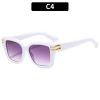Special-Shaped Mirror Casual Street Geometric Ac Full Frame Women's Sunglasses sku image 4