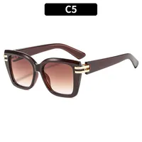 Special-Shaped Mirror Casual Street Geometric Ac Full Frame Women's Sunglasses sku image 5