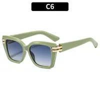 Special-Shaped Mirror Casual Street Geometric Ac Full Frame Women's Sunglasses sku image 6