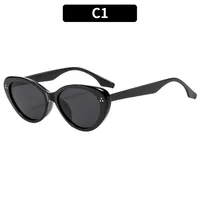 Special-Shaped Mirror Casual Street Geometric Ac Gradient Tinted Lenses Full Frame Women's Sunglasses sku image 1