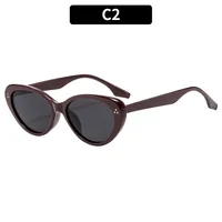 Special-Shaped Mirror Casual Street Geometric Ac Gradient Tinted Lenses Full Frame Women's Sunglasses sku image 2