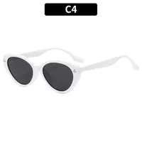 Special-Shaped Mirror Casual Street Geometric Ac Gradient Tinted Lenses Full Frame Women's Sunglasses sku image 4