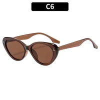 Special-Shaped Mirror Casual Street Geometric Ac Gradient Tinted Lenses Full Frame Women's Sunglasses sku image 6