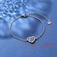 Paw Print Heart Shape Butterfly Cute Bohemian Simple Style 201 Stainless Steel Bracelets In Bulk main image 7