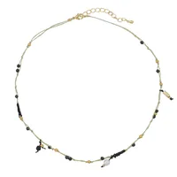 Geométrico Gotitas De Agua Elegante Señora Acero Inoxidable 304 Turquesa Perlas De Agua Dulce Collar Colgante Venta Al Por Mayor main image 3