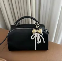 Cute Plastic Bow Knot Women's Bag Pendant Keychain sku image 2