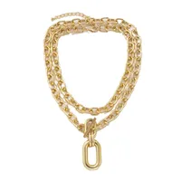 Geometric Retro Classic Style Alloy Pendant Necklace Wholesale main image 5