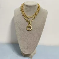 Geometric Retro Classic Style Alloy Pendant Necklace Wholesale sku image 5