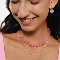 Elegant Alloy Cat's Eye Stone Round Heart Shape Women's Earrings Necklace main image 5