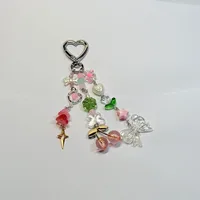 Cute Resin Animal Fruit Unisex Bag Pendant Keychain sku image 1